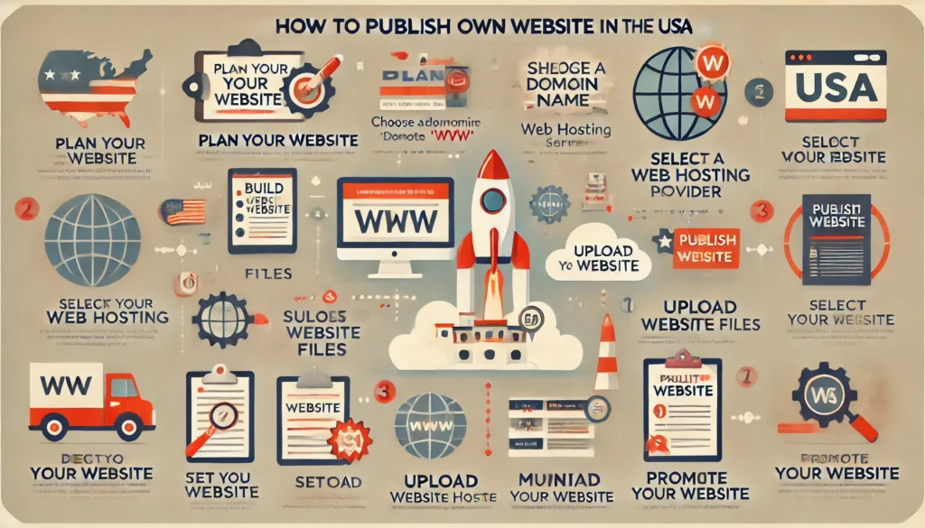 How to Publish Your Own Website in the USA: Tips and Tricks.