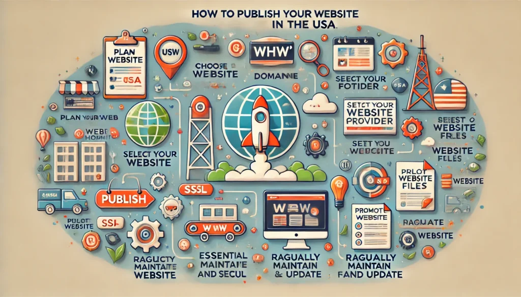 How to Publish Your Own Website in the USA: Tips and Tricks.